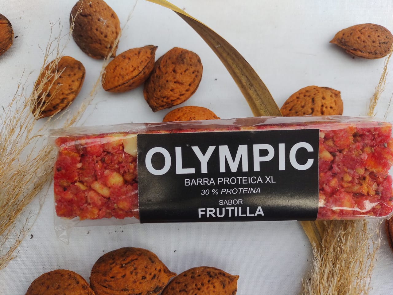 barrita proteicas de frutilla