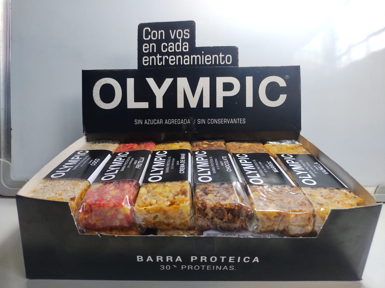 caja barritas olympic